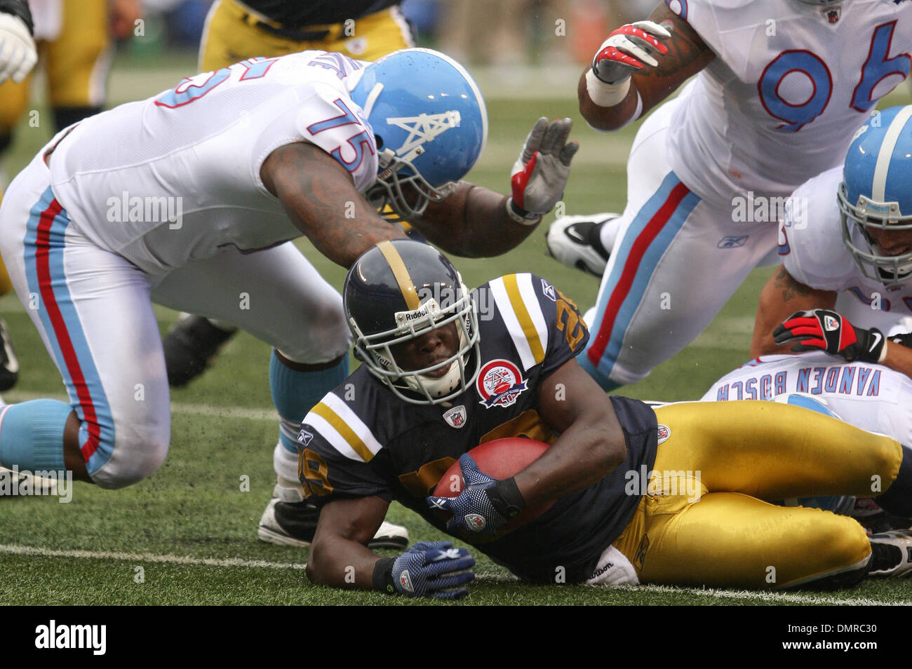 27 Settembre 2009: New York getti #289 Leon Washington verso il basso. nel gioco tra il Tenesee Titans e il New York getti al Giants Stadium, East Rutherford, NJ. In corrispondenza della metà della New York getti portano il Tenesee Titans 14-10 (credito Immagine: © Anthony Gruppuso/Southcreek globale/ZUMApress.com) Foto Stock