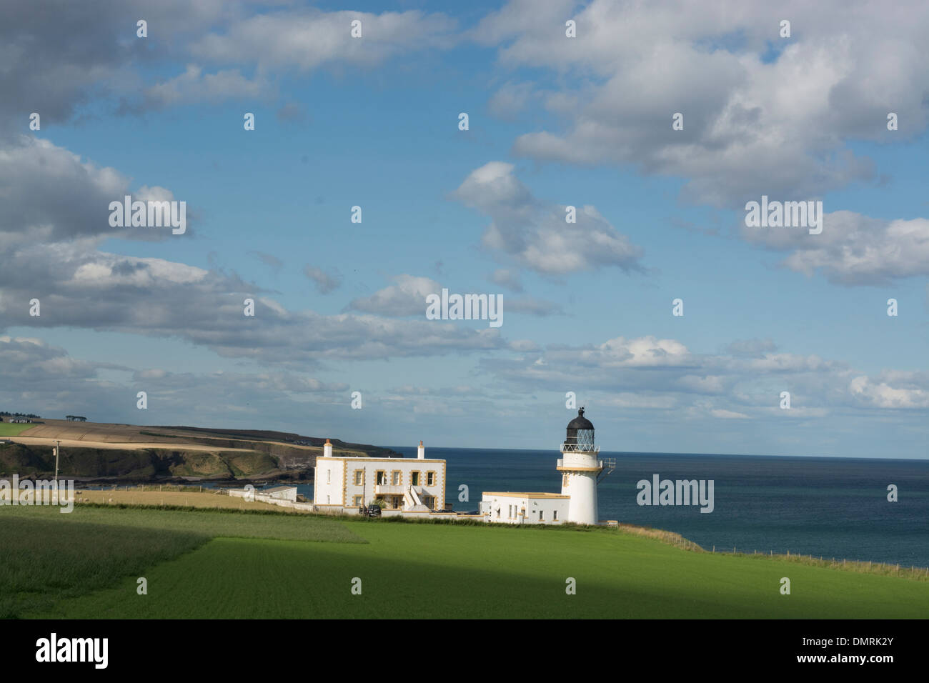 Faro todhead catterline stonehaven mare del Nord Foto Stock