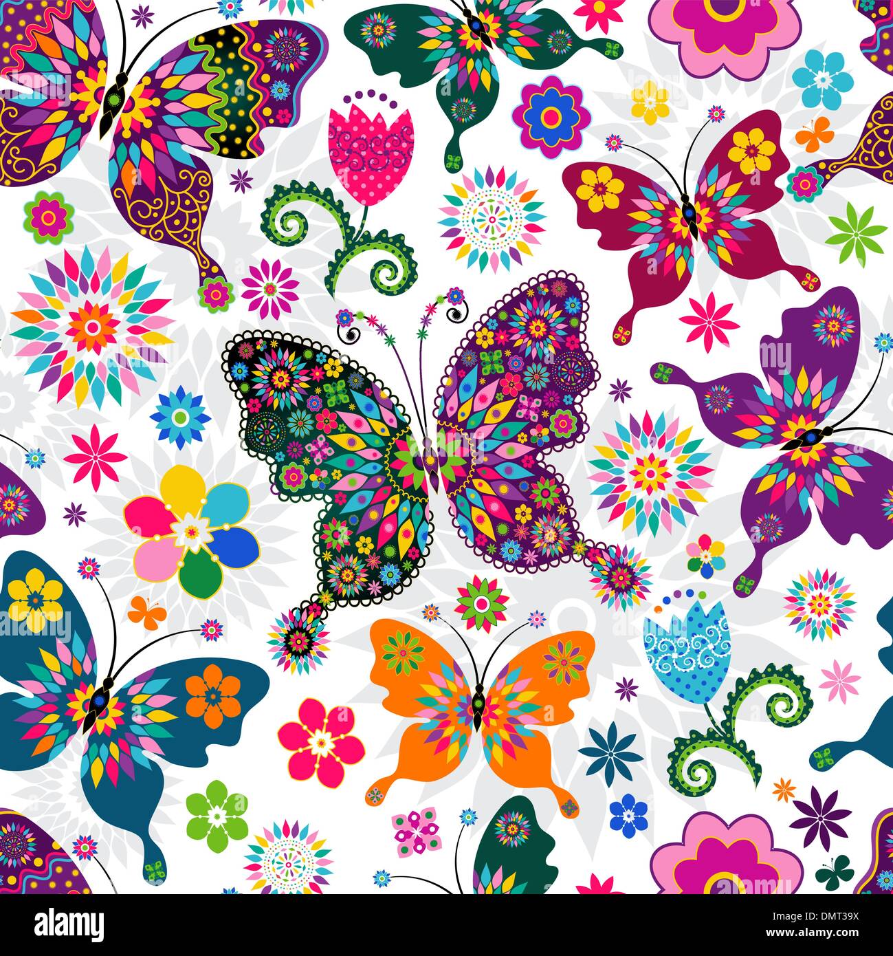 Seamless pattern a molla Illustrazione Vettoriale