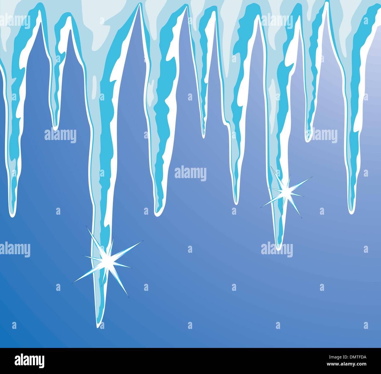 Vettore ghiaccioli lucido Illustrazione Vettoriale