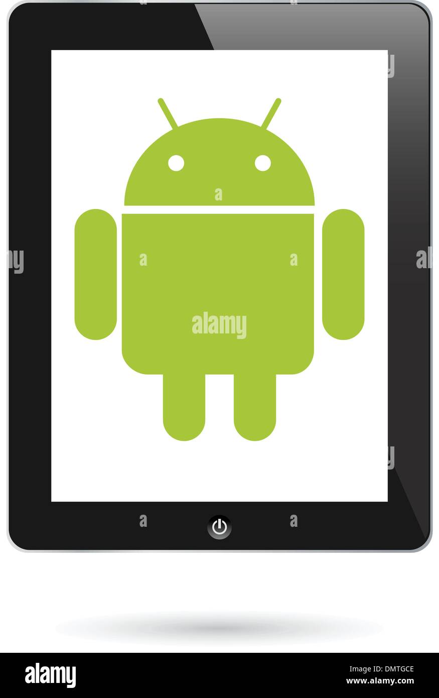 Sistema operativo android per compresse digitale Illustrazione Vettoriale
