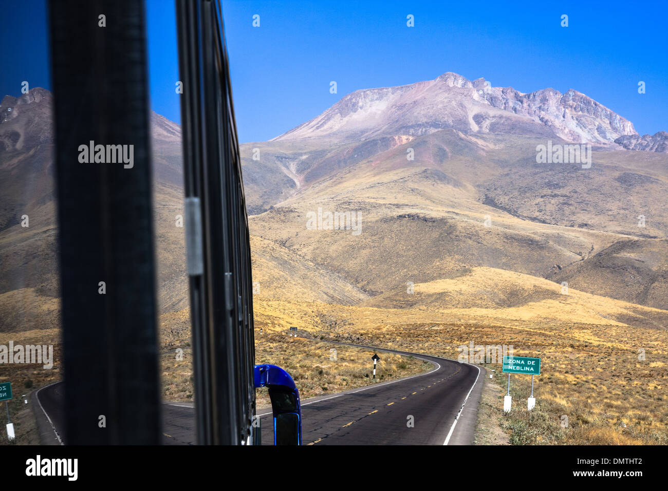 Strada di Arequipa Colca Valley, Perù Foto Stock