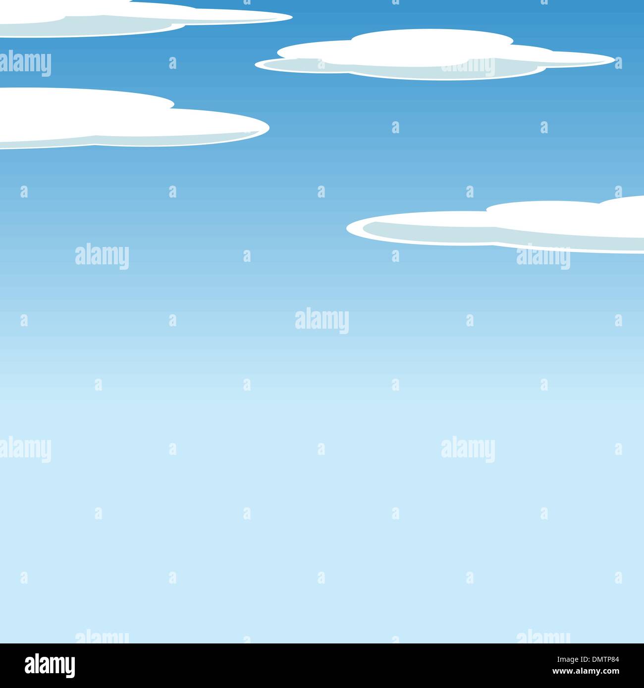 Gli uccelli sul filo di sfondo Illustrazione Vettoriale