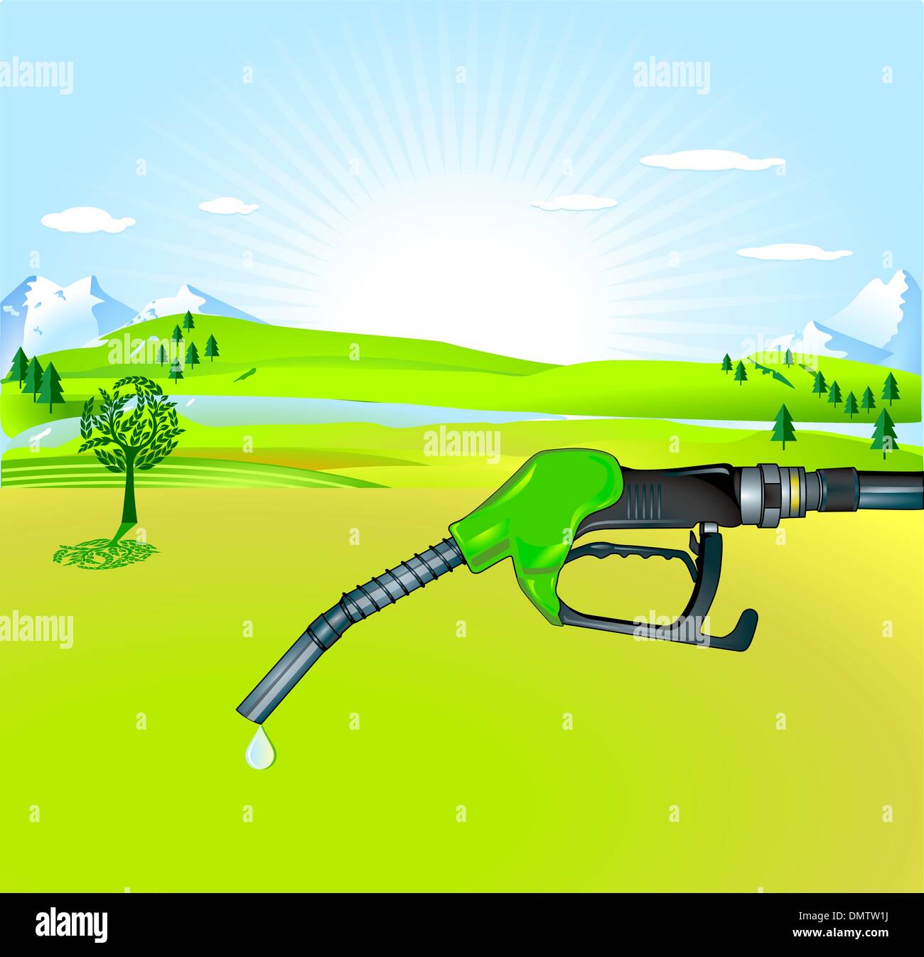 bio-diesel Illustrazione Vettoriale