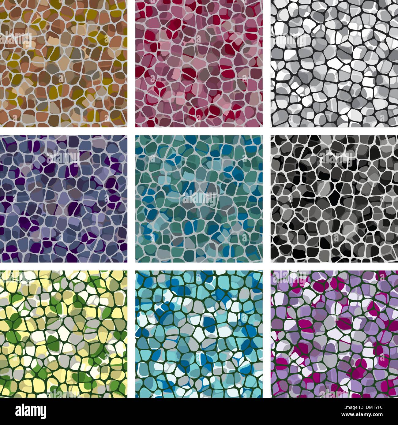Abstract vettore coloratissimi sfondi di piastrelle Illustrazione Vettoriale