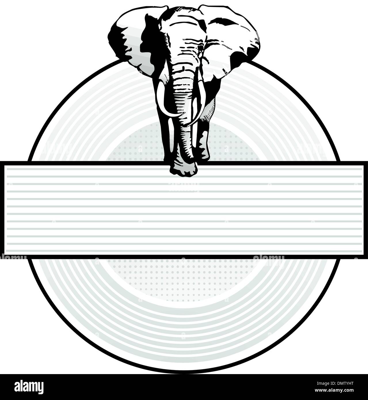 Segno dell'elefante Illustrazione Vettoriale