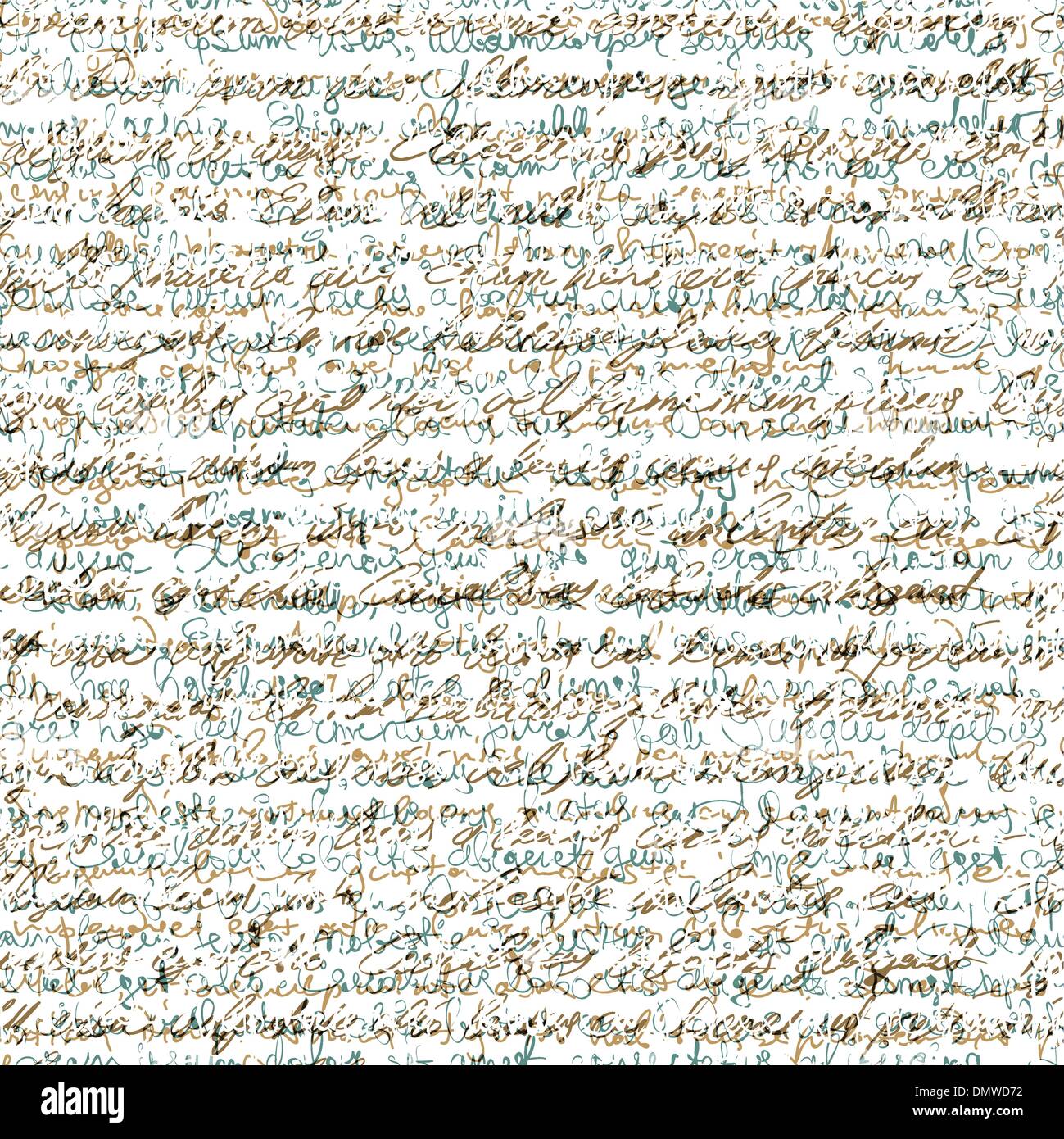 Seamless astratto modello di scrittura. Sfondo vettoriale EPS10 Illustrazione Vettoriale