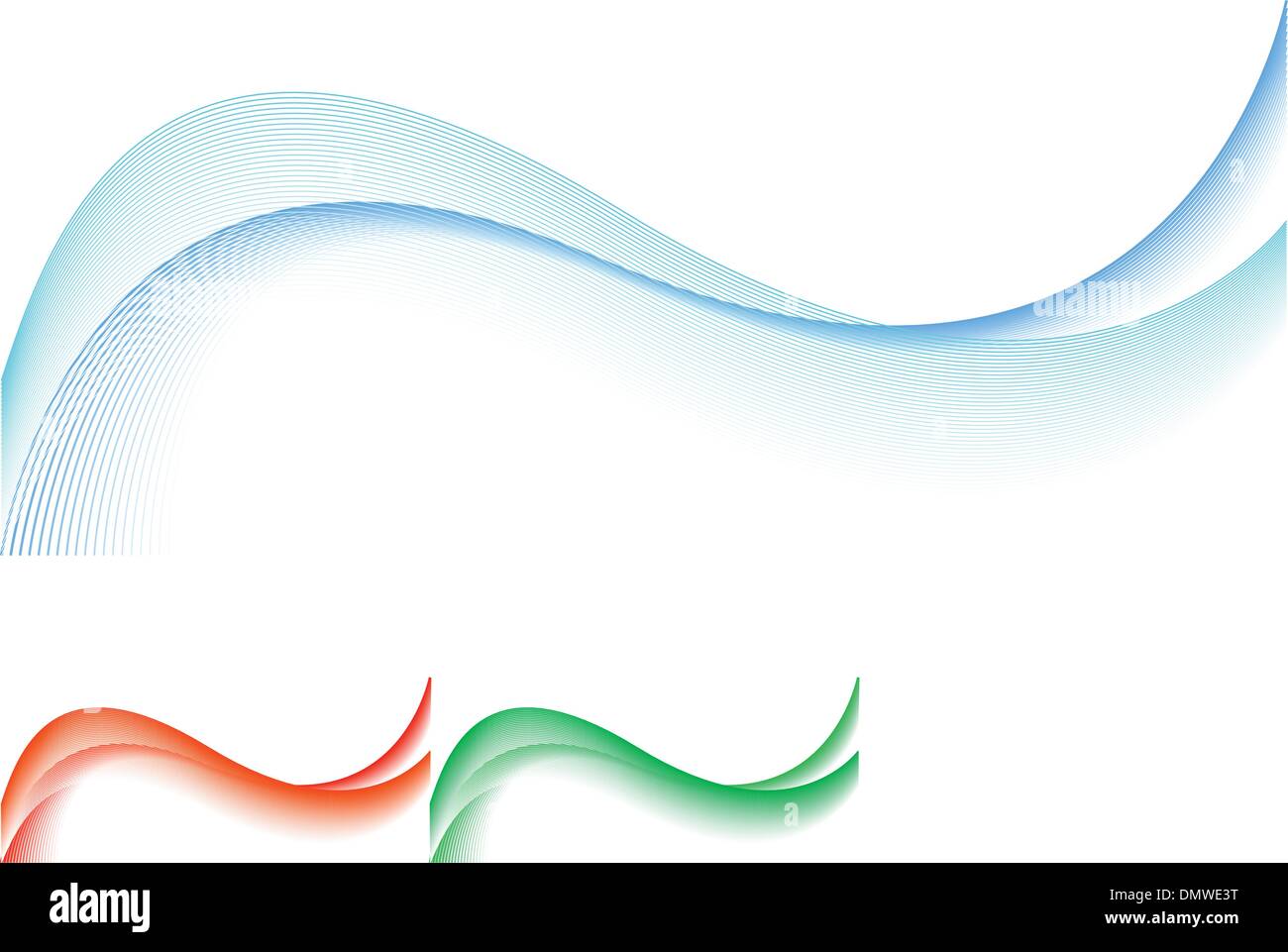 Blue composizione astratta sfondo Illustrazione Vettoriale