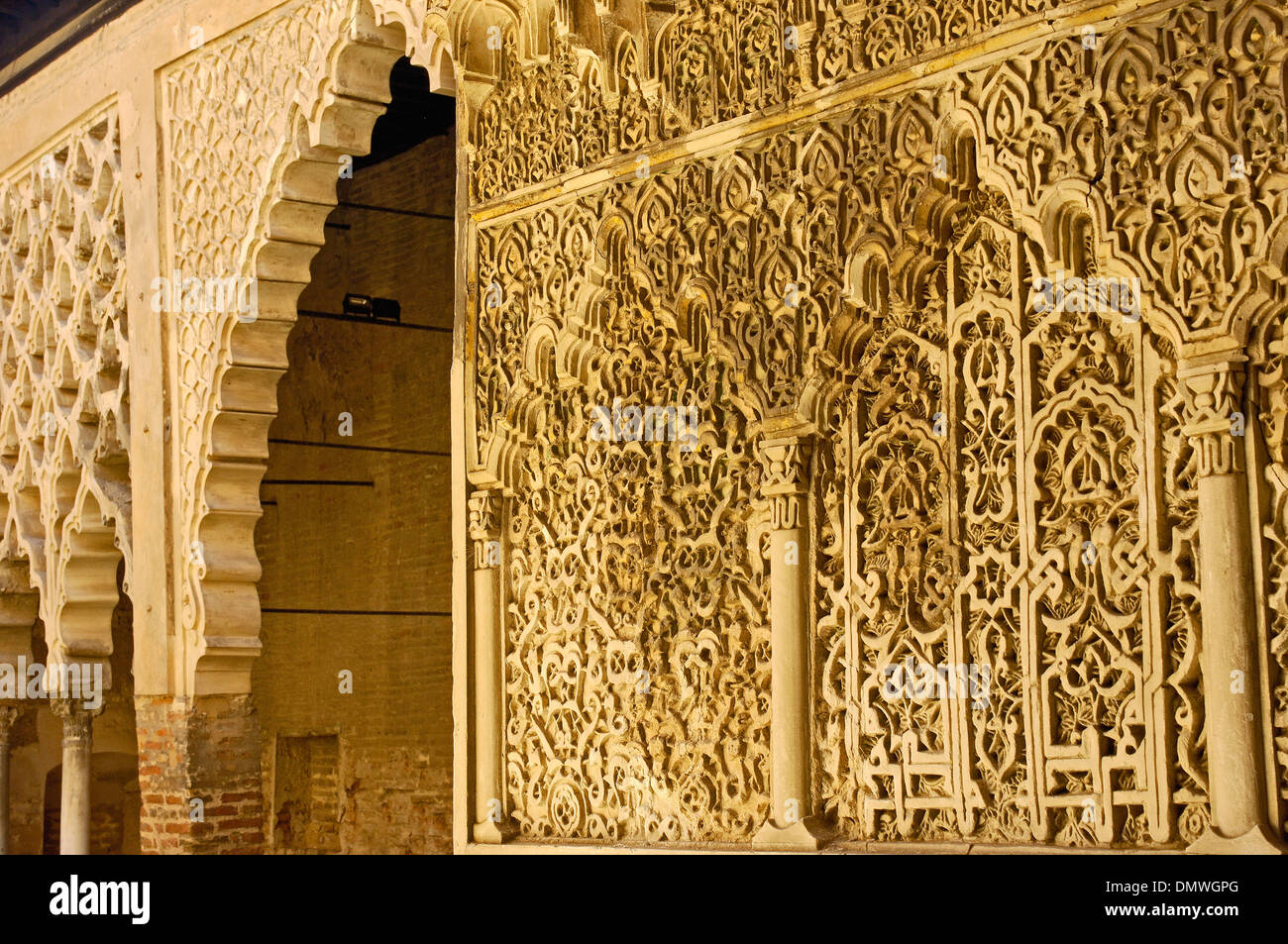 Reales Alcazares. Siviglia. Andalusia. Spagna Foto Stock