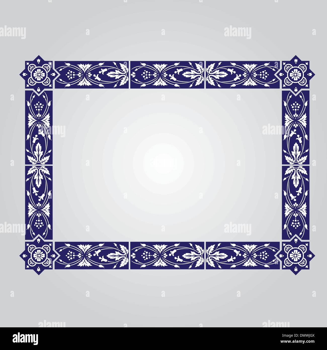 Vector ornamentali cornice decorativa Illustrazione Vettoriale