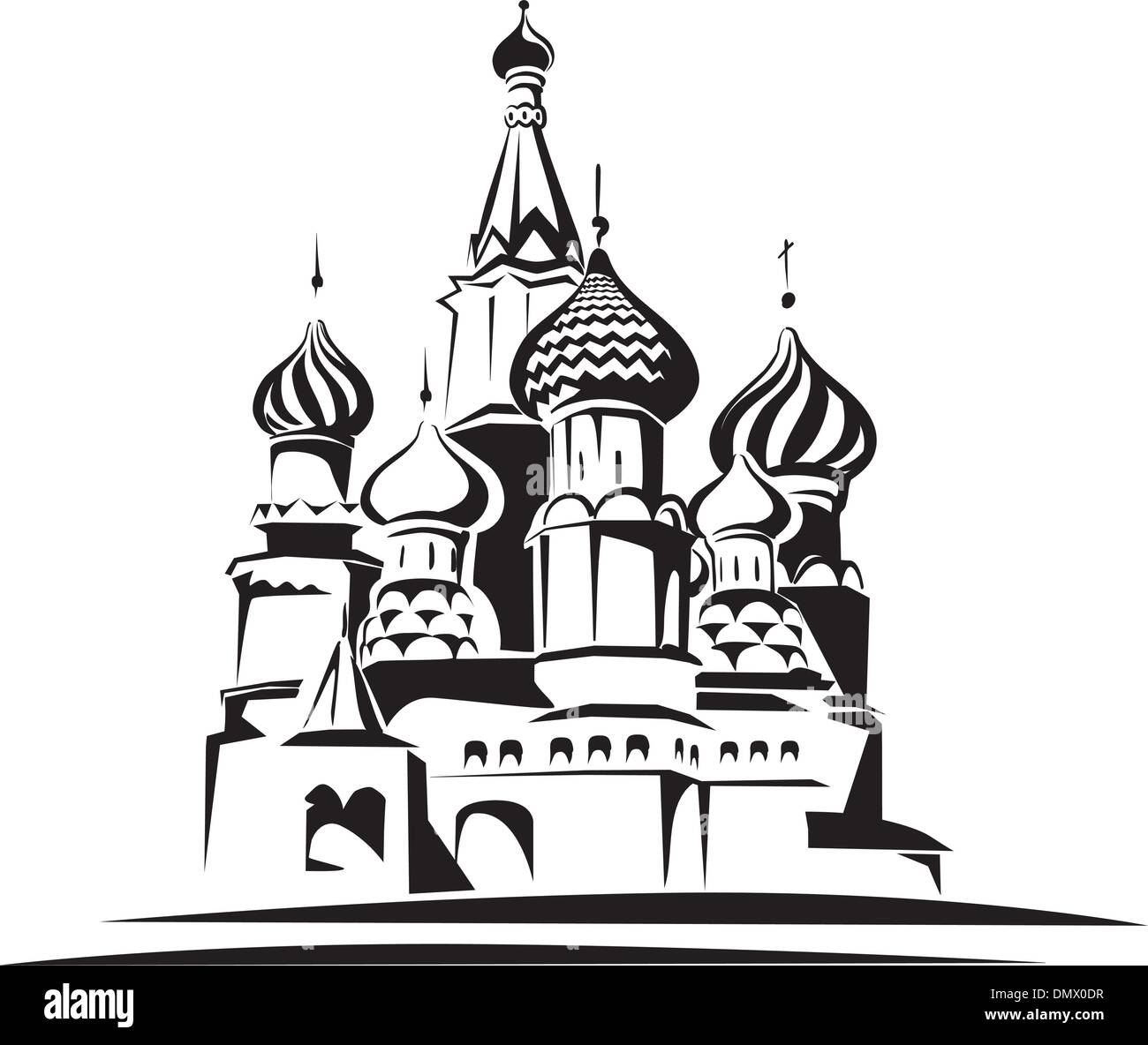 San Basilio illustrazione vettoriale Illustrazione Vettoriale