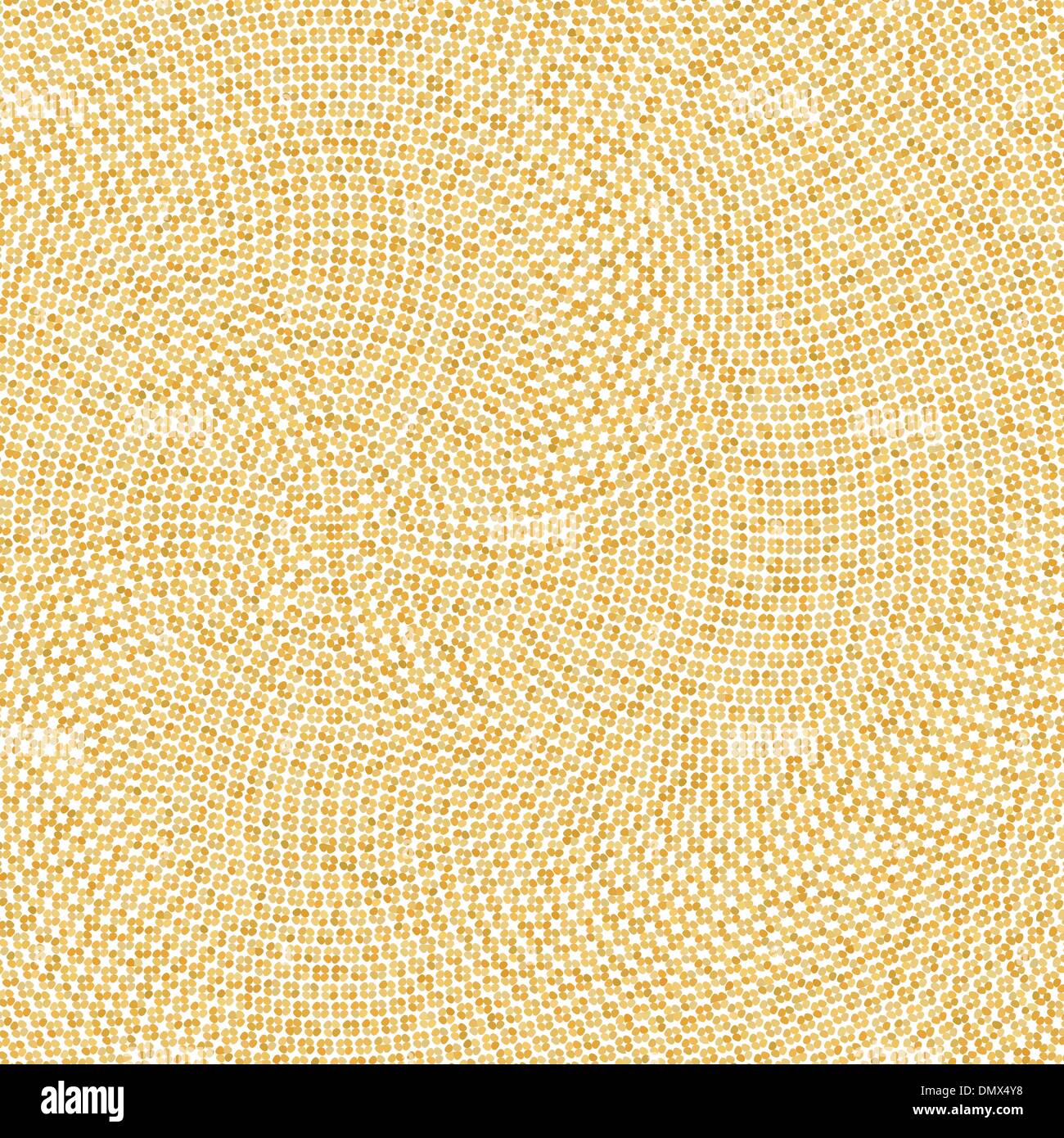 Gunge mosaico in oro, oro dello sfondo. EPS 8 Illustrazione Vettoriale