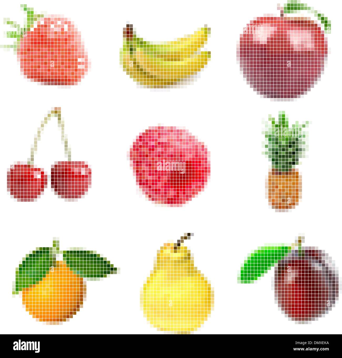Frutti Illustrazione Vettoriale