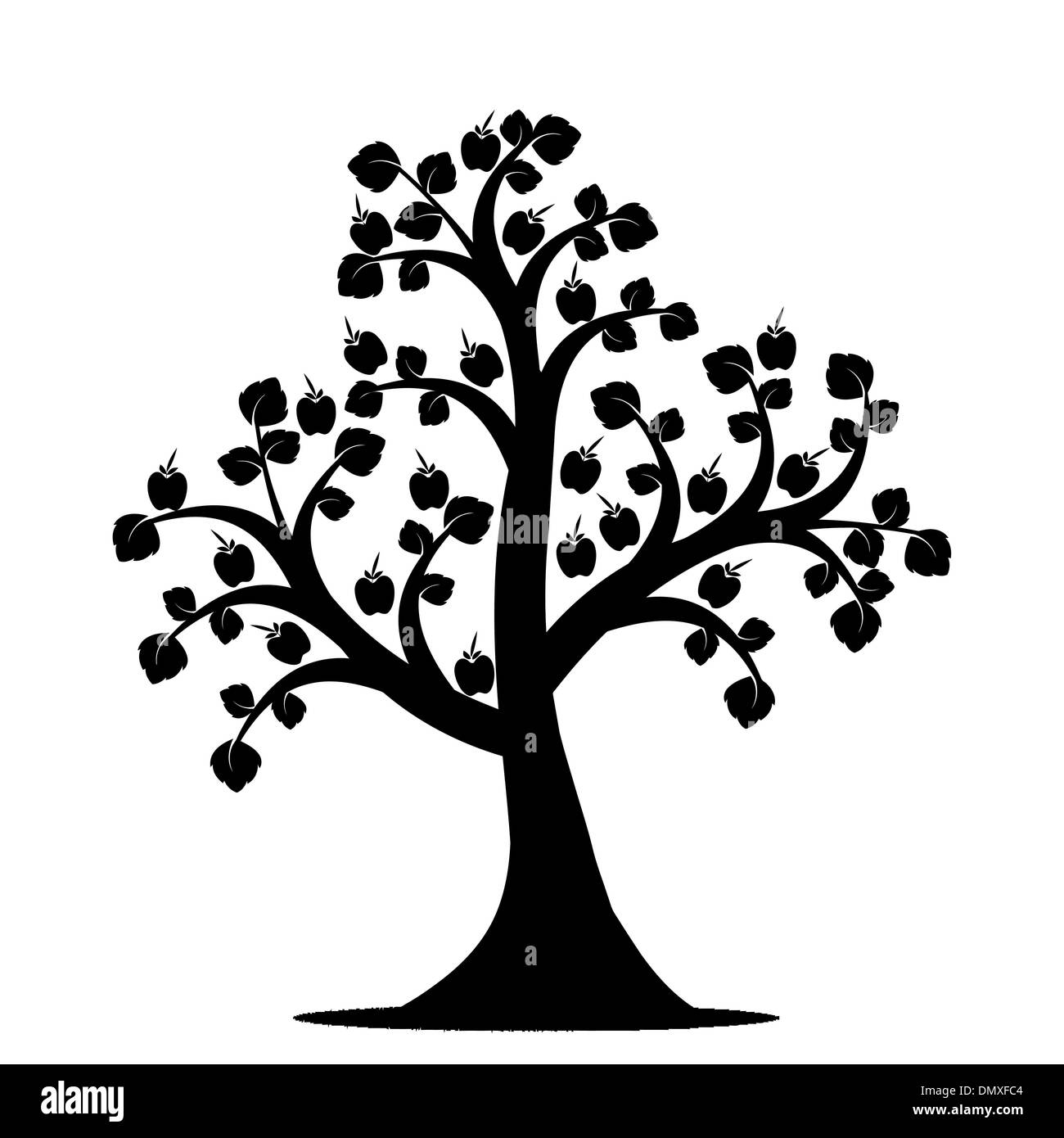 Albero di mele Illustrazione Vettoriale