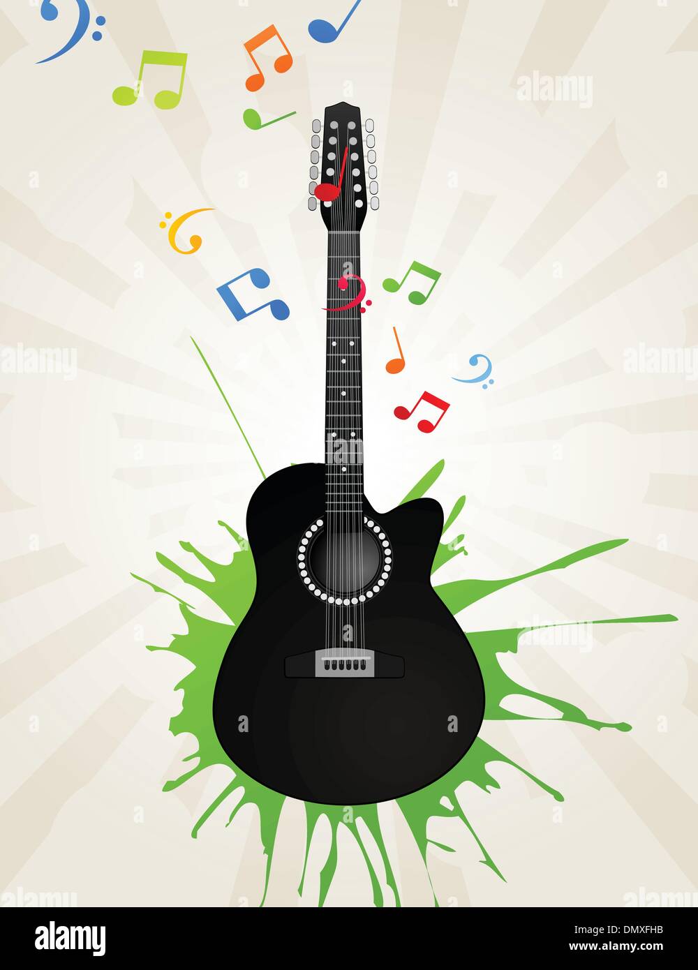 Guitar3 Illustrazione Vettoriale