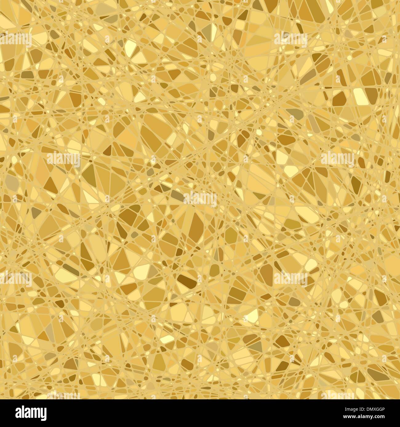 Mosaico in oro sullo sfondo. EPS 8 Illustrazione Vettoriale