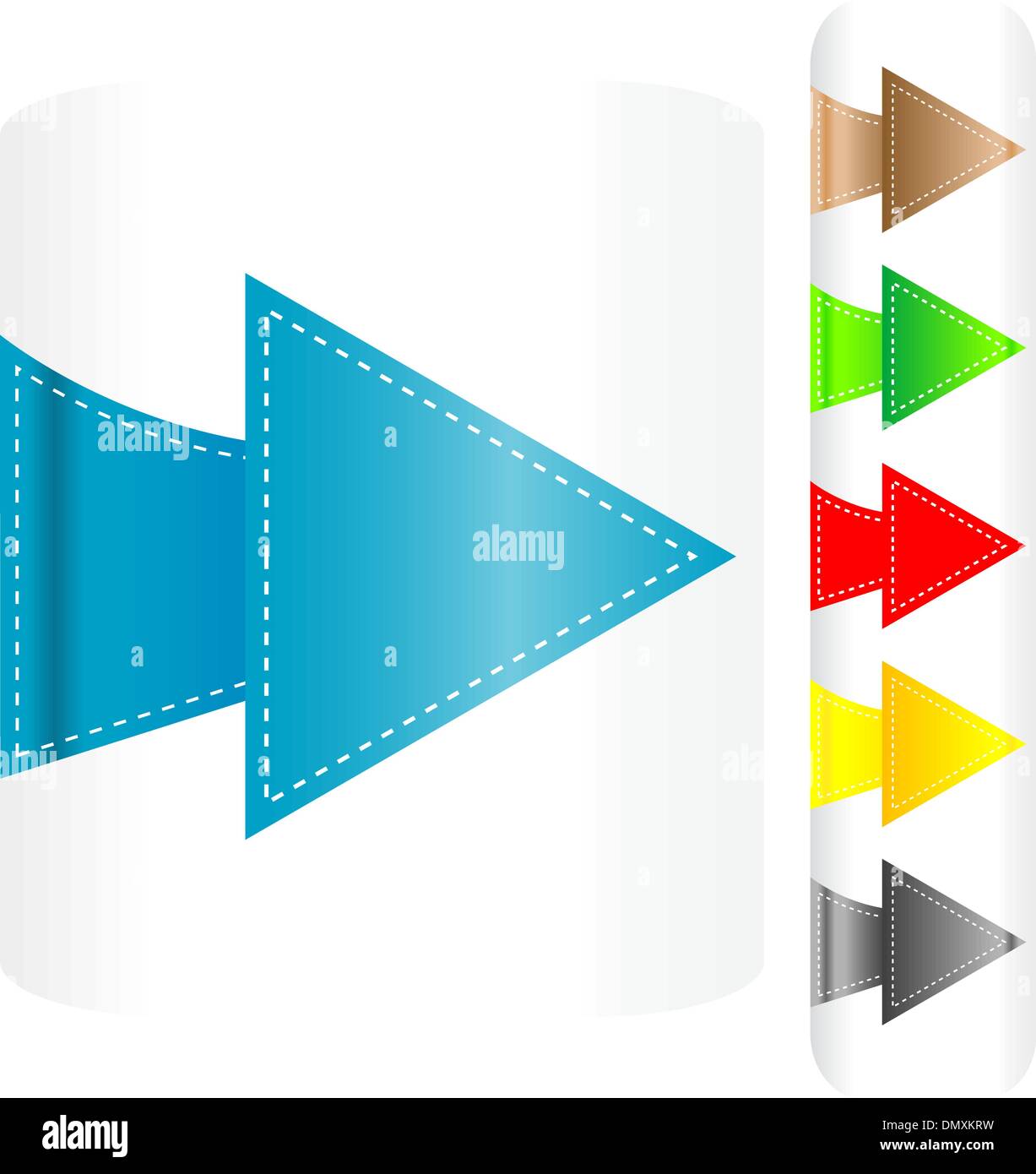 Frecce del vettore di impostare Illustrazione Vettoriale