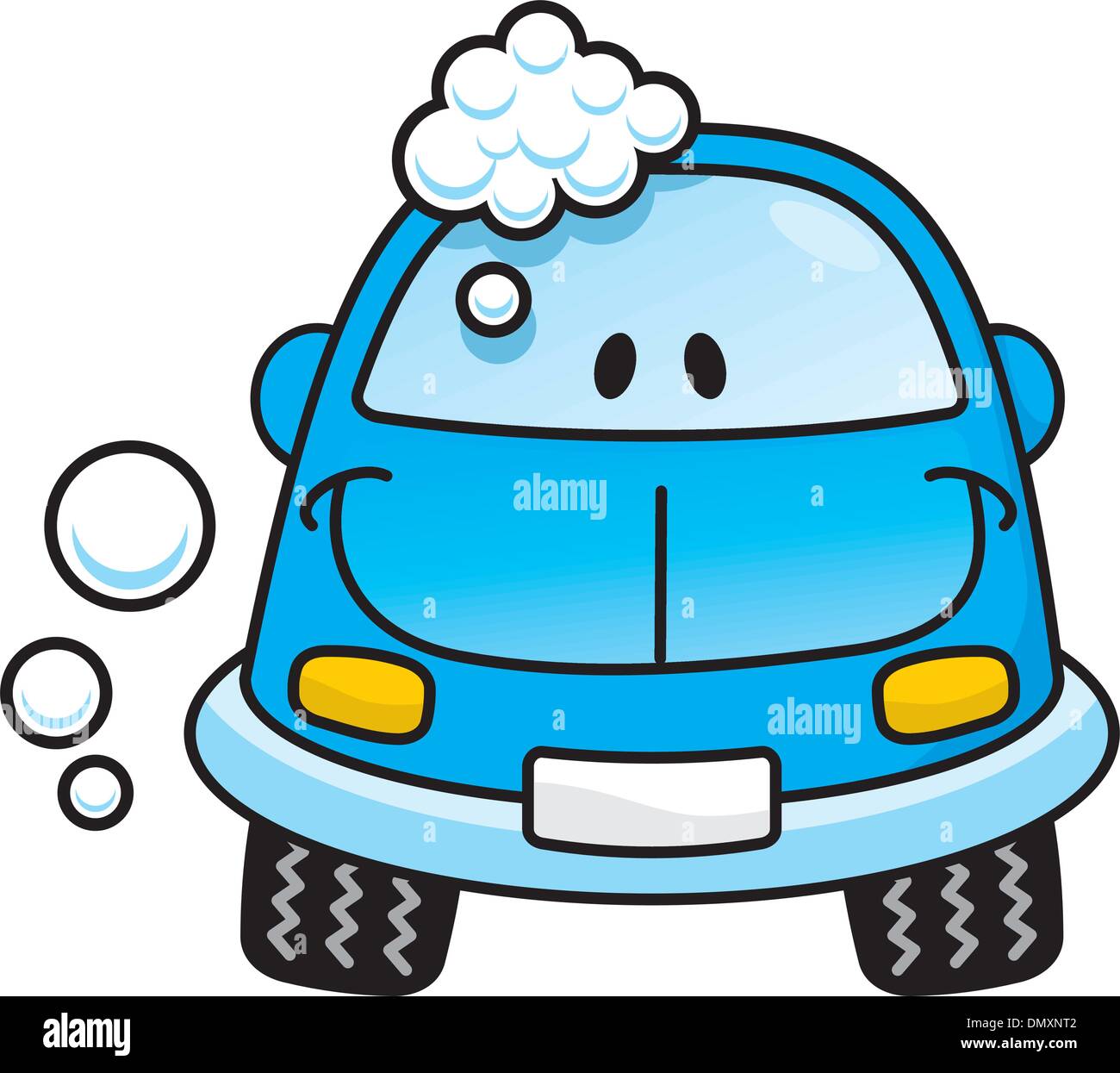 Lavaggio auto blu Immagine e Vettoriale - Alamy