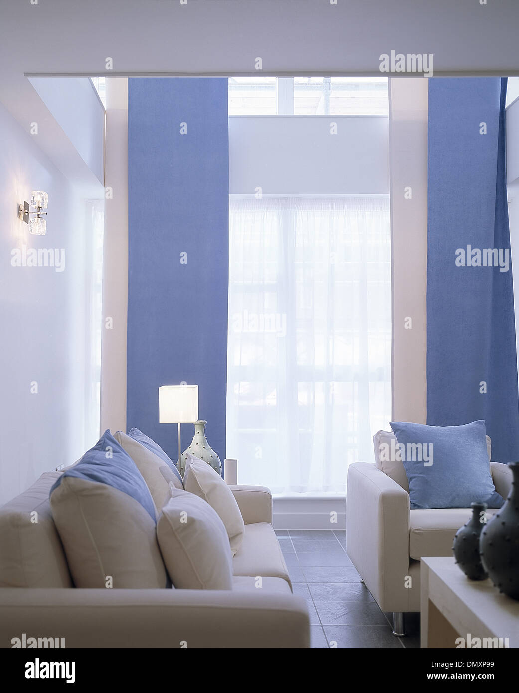 Vista interna della zona lounge Foto Stock