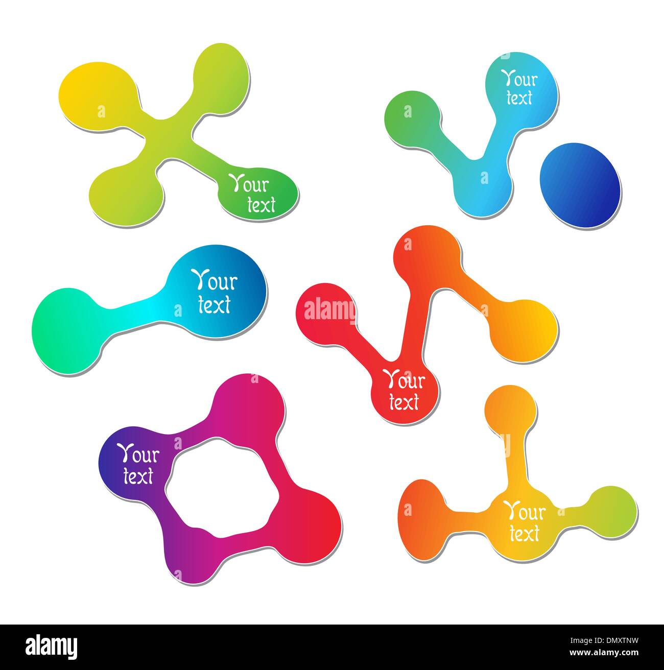 Abstact bubles colore Illustrazione Vettoriale