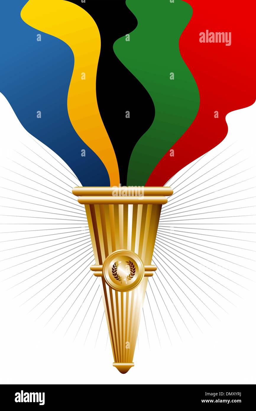 Sport antorcha del trionfo Illustrazione Vettoriale