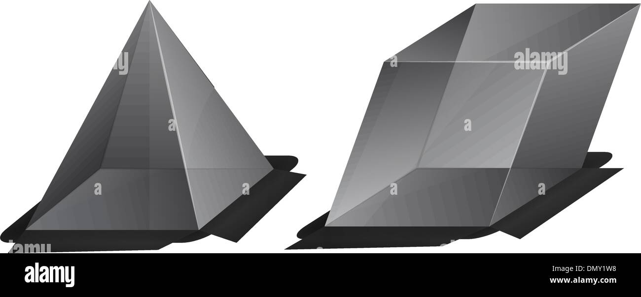 Grigio Figure 3d Illustrazione Vettoriale