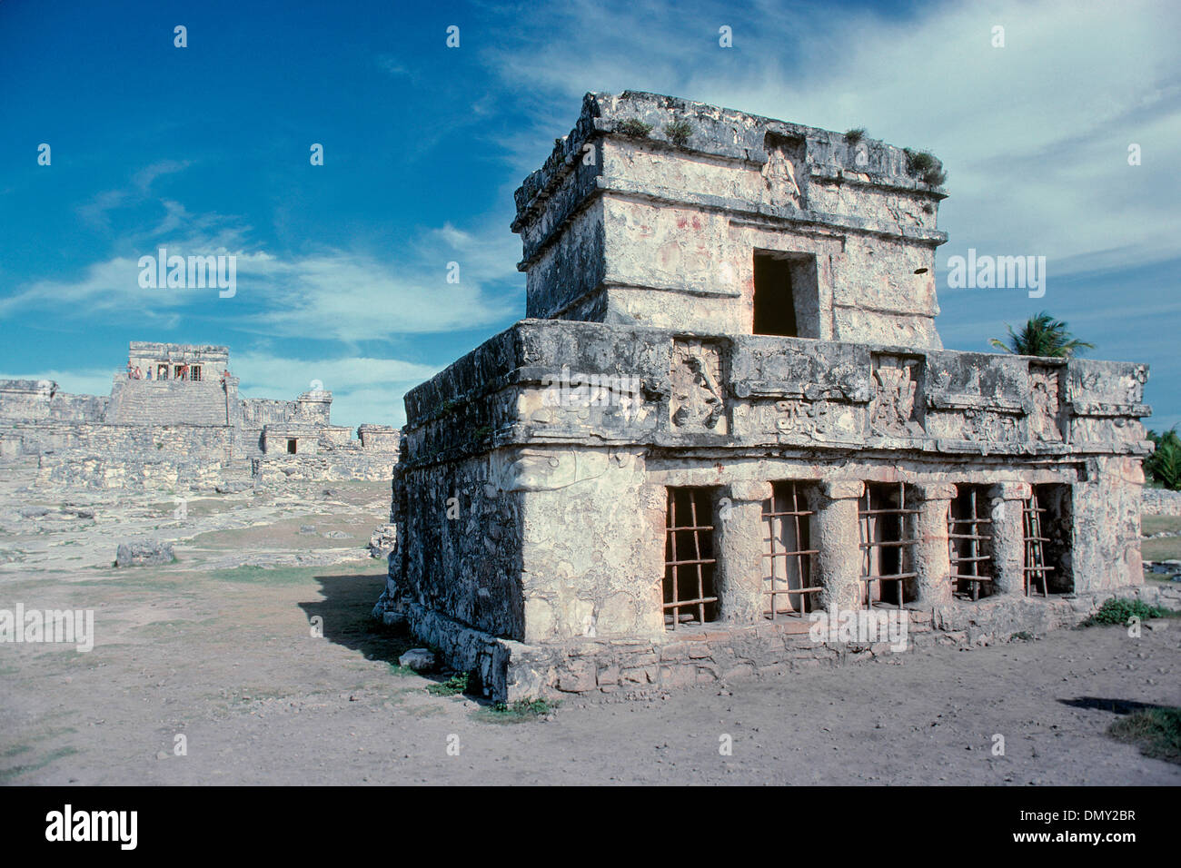 Le rovine maya di Tulum, Quintana Roo, Messico Foto Stock