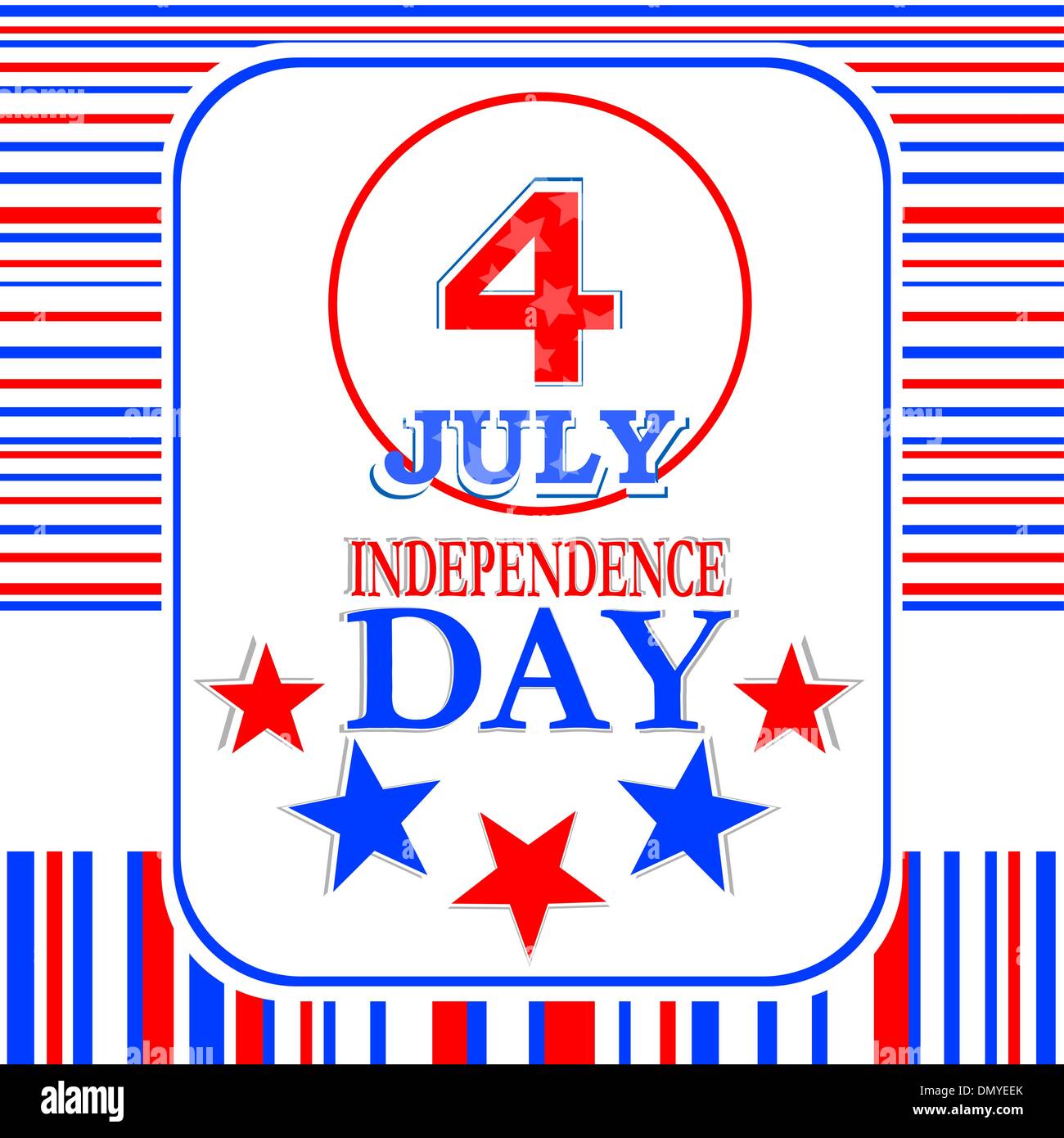 American grunge flag per uno sfondo di un poster Illustrazione Vettoriale