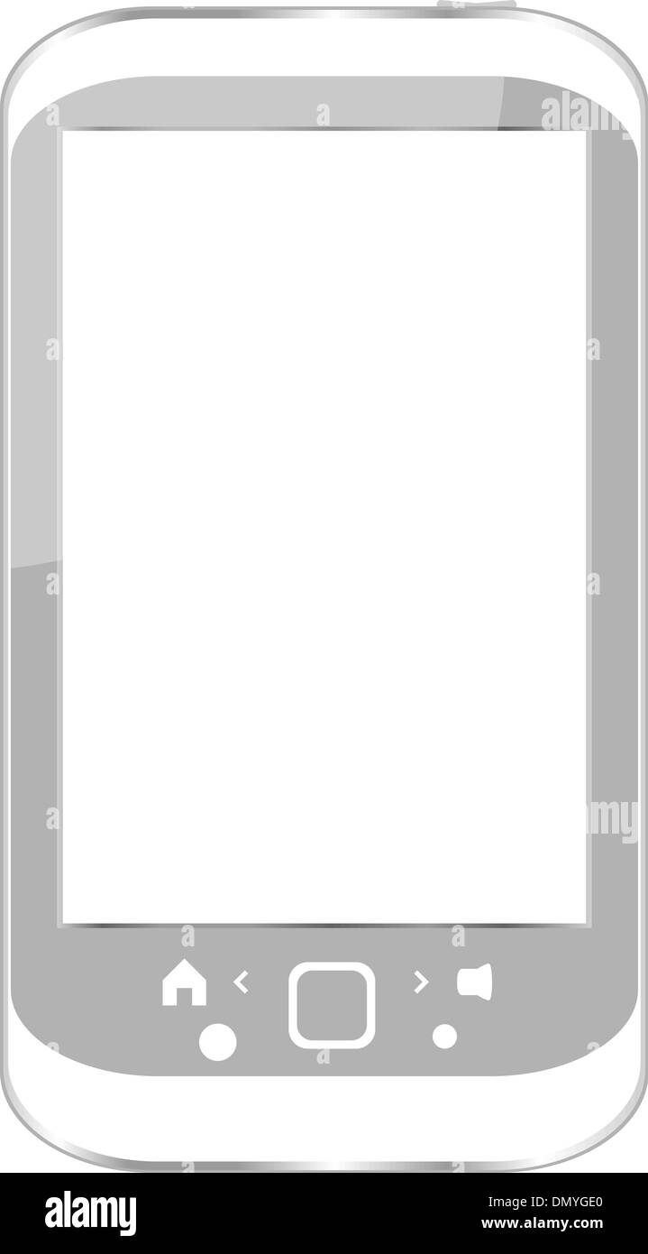 Smart phone isolato Illustrazione Vettoriale