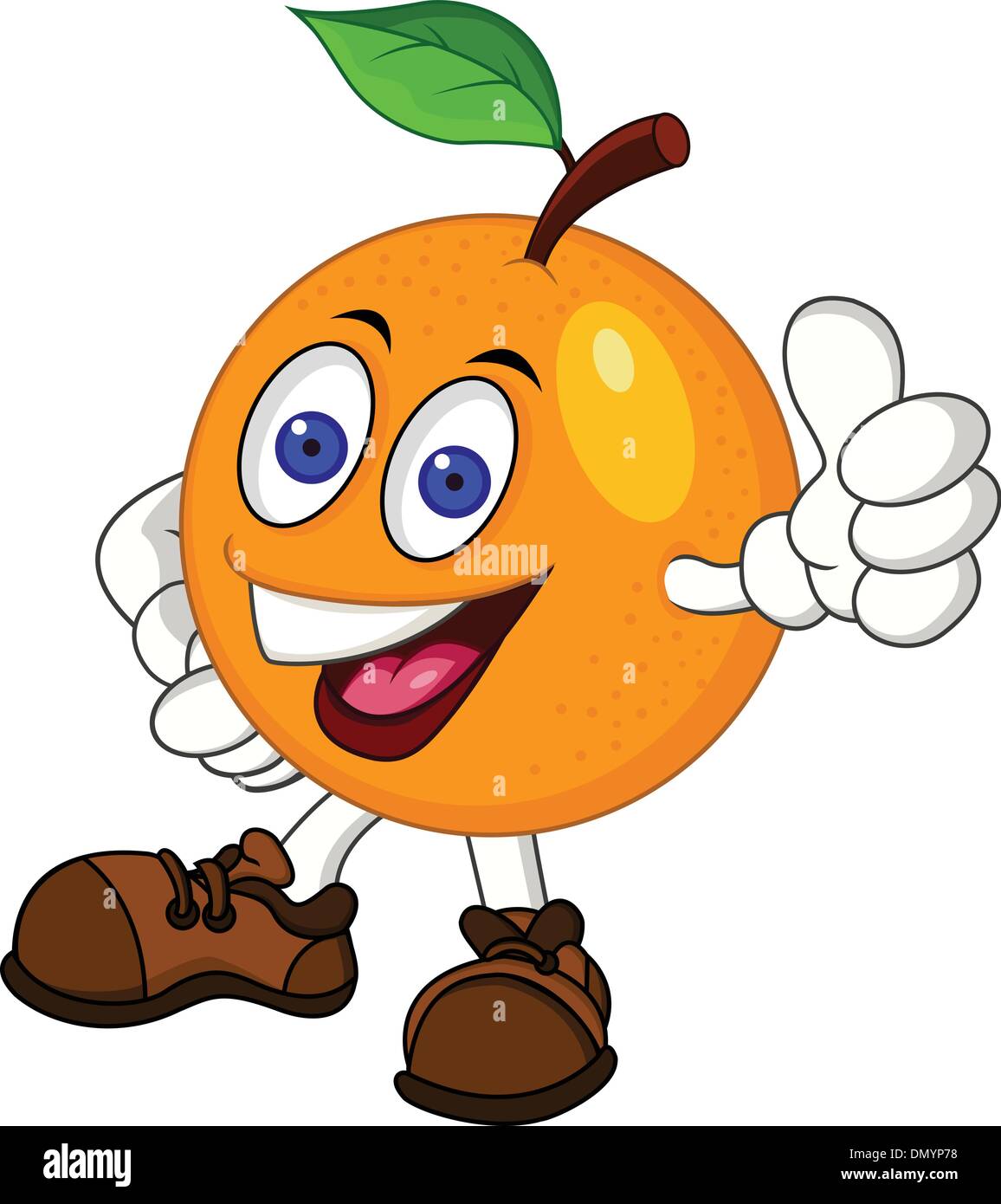 Orange personaggio dei fumetti Illustrazione Vettoriale