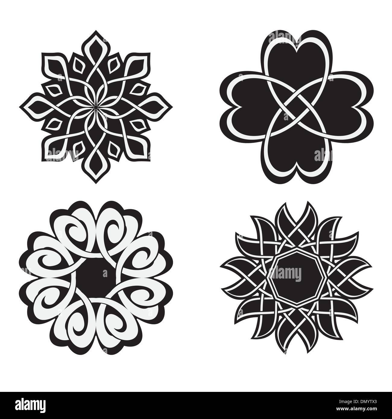 Set - vettore di elementi geometrici per la progettazione Illustrazione Vettoriale