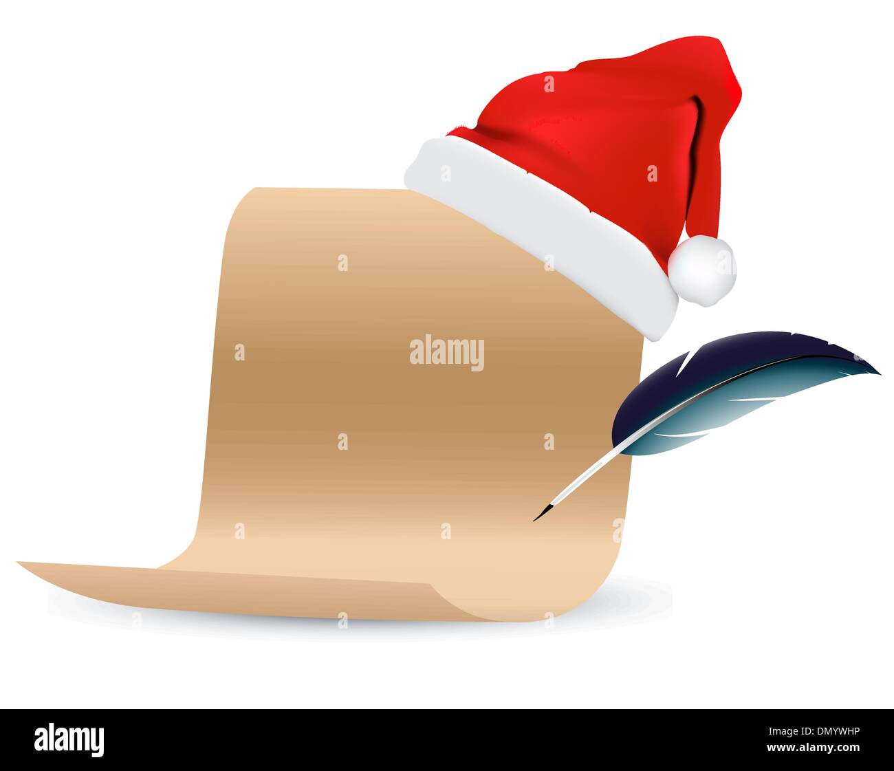 Natale di scorrimento della carta Illustrazione Vettoriale