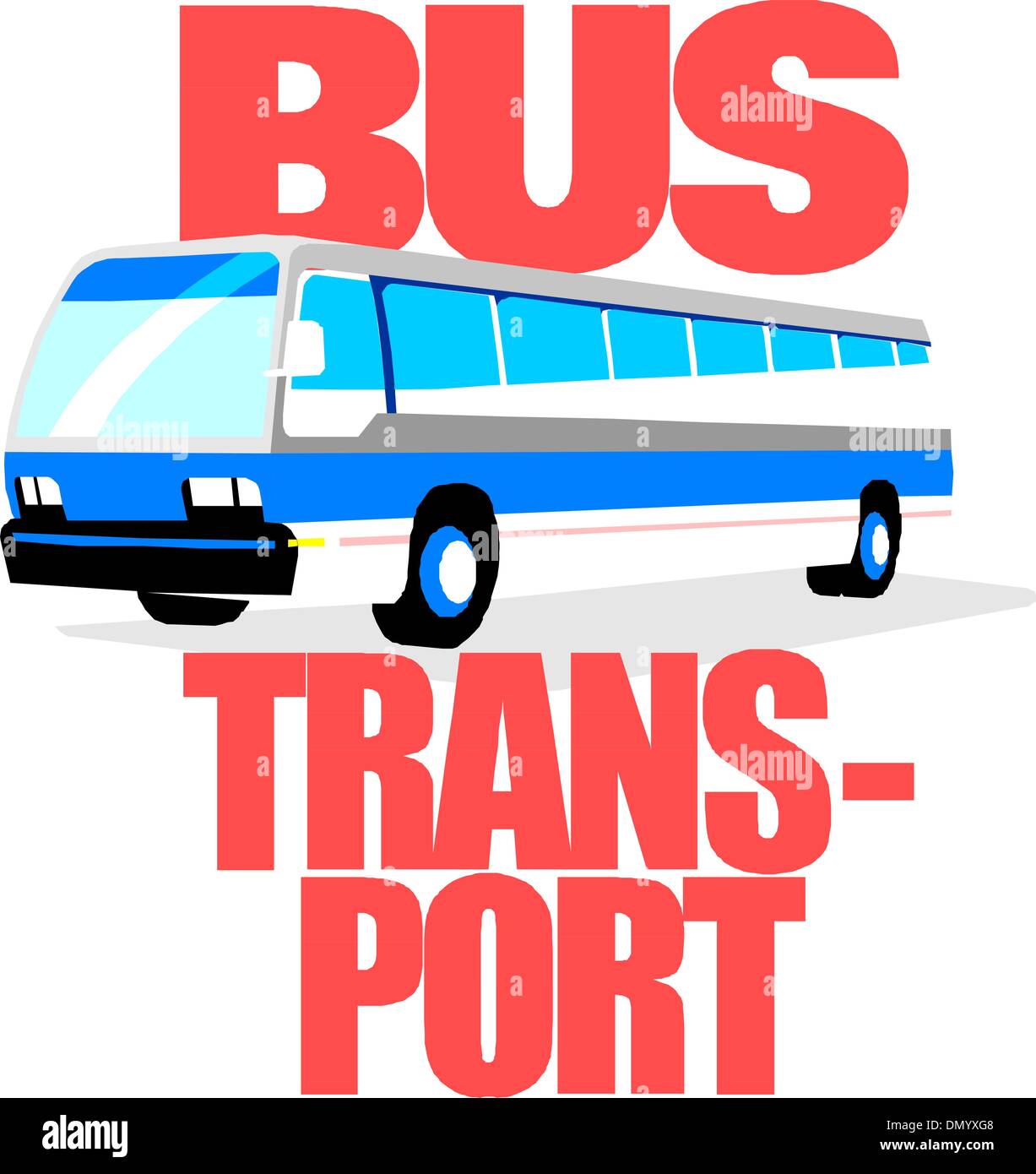 Trasporti in autobus Illustrazione Vettoriale