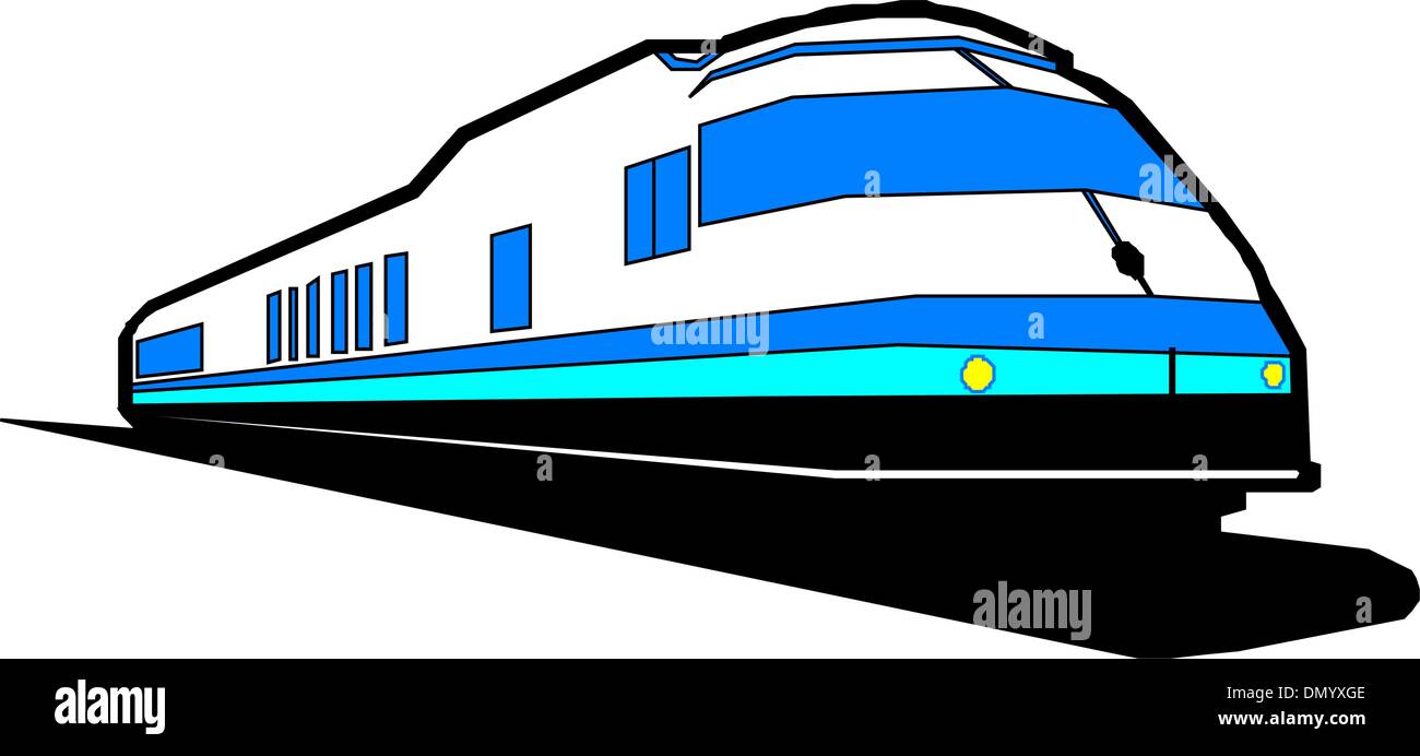 Treno ad alta velocità Illustrazione Vettoriale