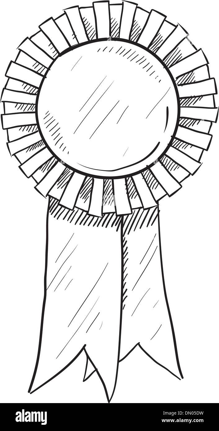 Premio vuoto nastro disegno vettoriale Illustrazione Vettoriale