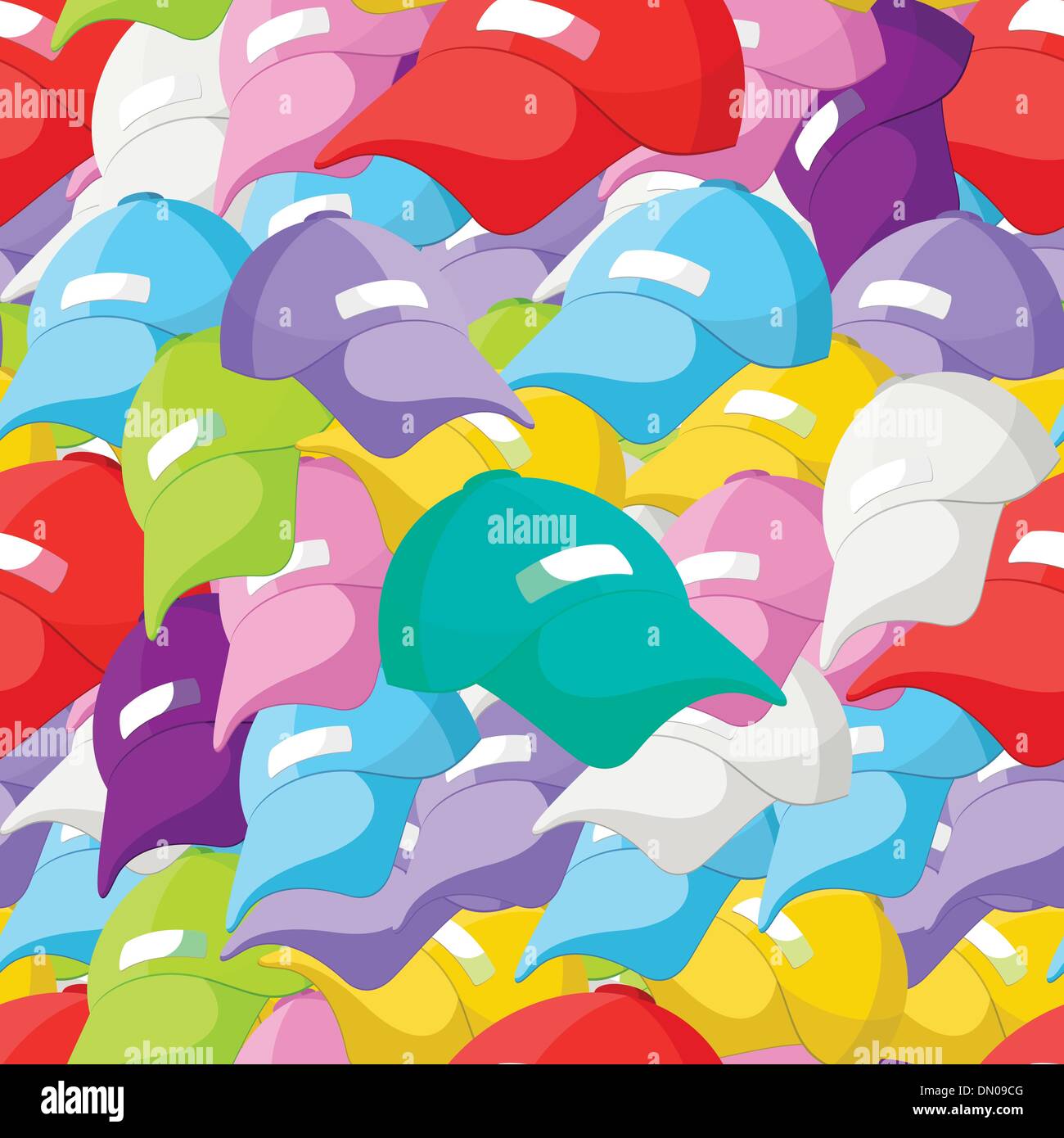 Cappelli modello senza giunture Illustrazione Vettoriale