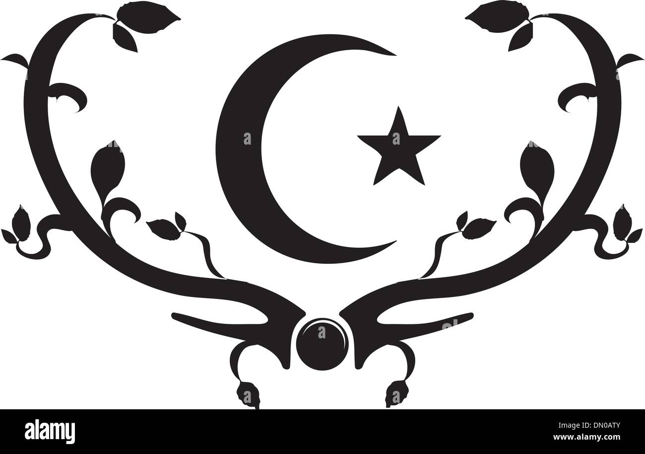 Simbolo dell'Islam Illustrazione Vettoriale