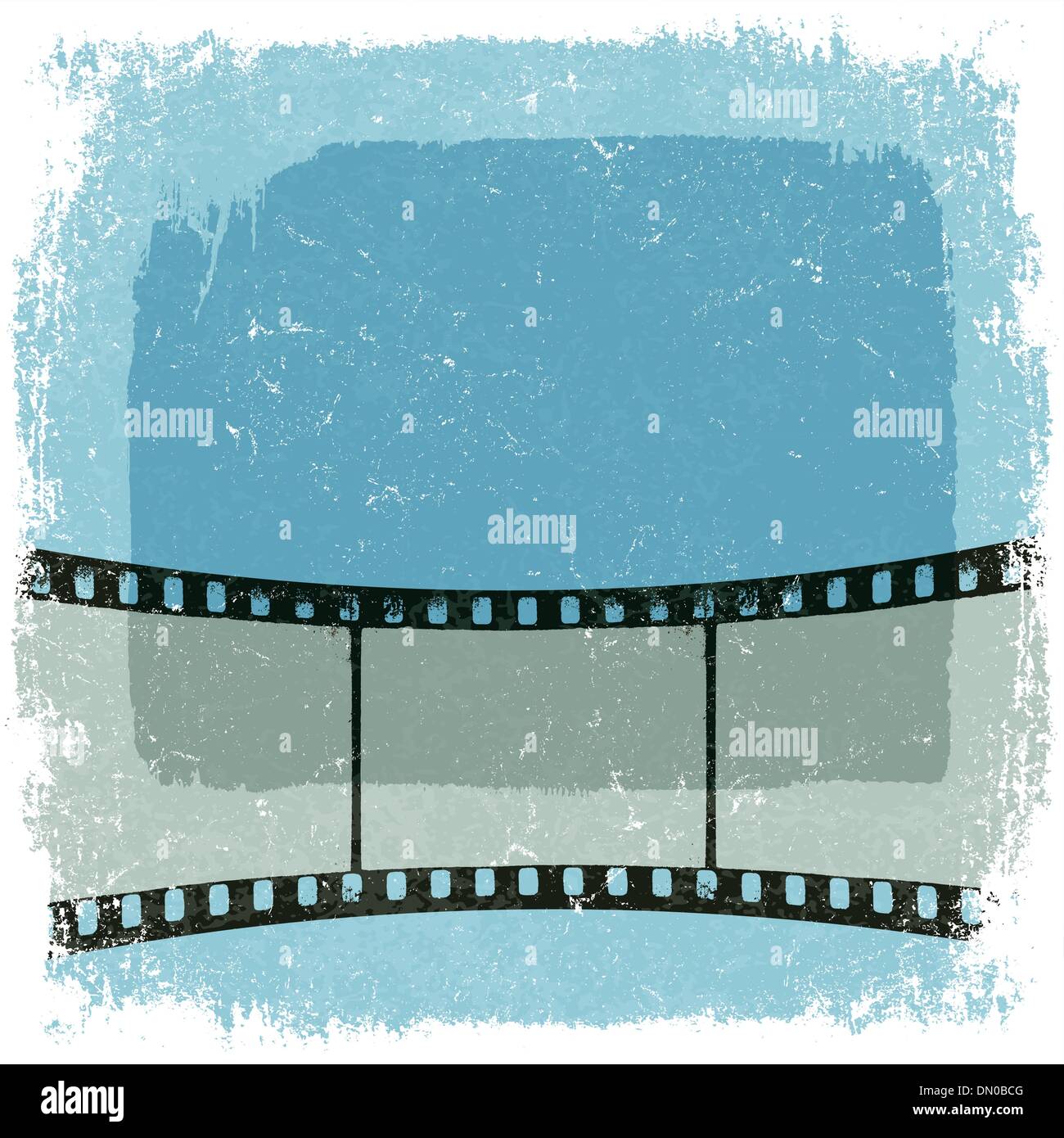 Grunge la striscia del film poster. Vettore, EPS10 Illustrazione Vettoriale