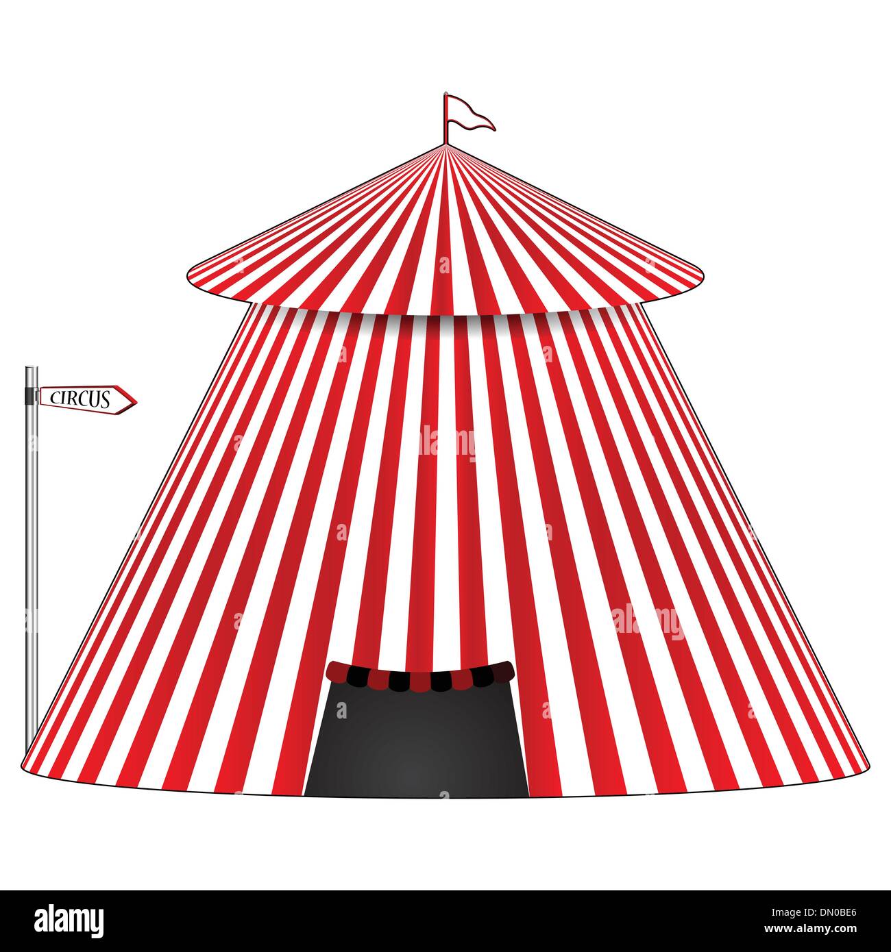 tenda di circo Illustrazione Vettoriale