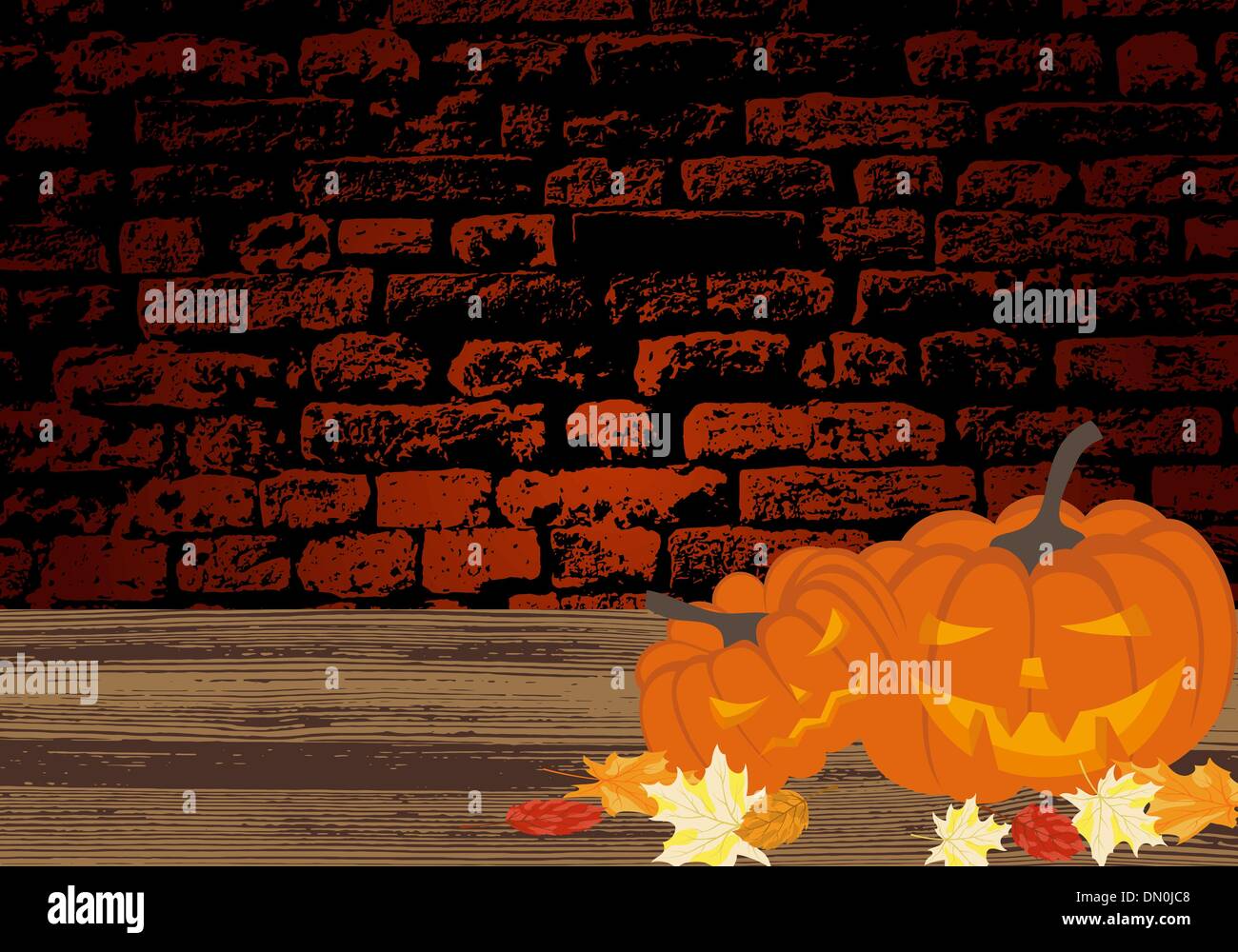 Happy halloween card Illustrazione Vettoriale