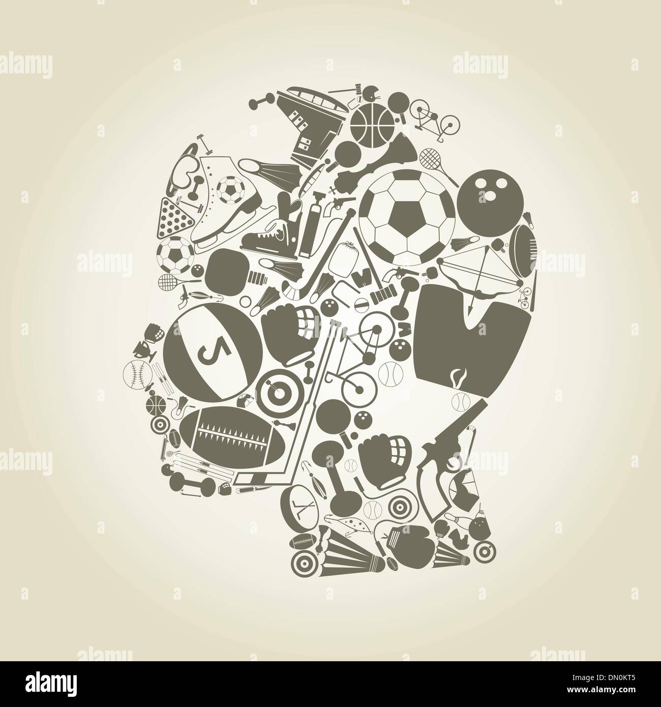 Capo sport Illustrazione Vettoriale