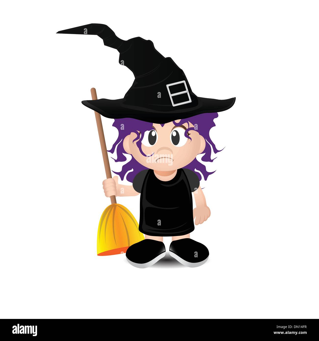 vettore della strega Illustrazione Vettoriale