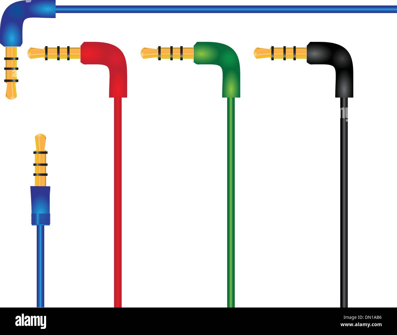 Collegare un dispositivo musicale Illustrazione Vettoriale