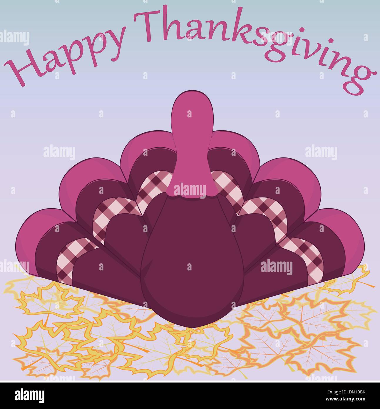 Happy Card di ringraziamento Illustrazione Vettoriale