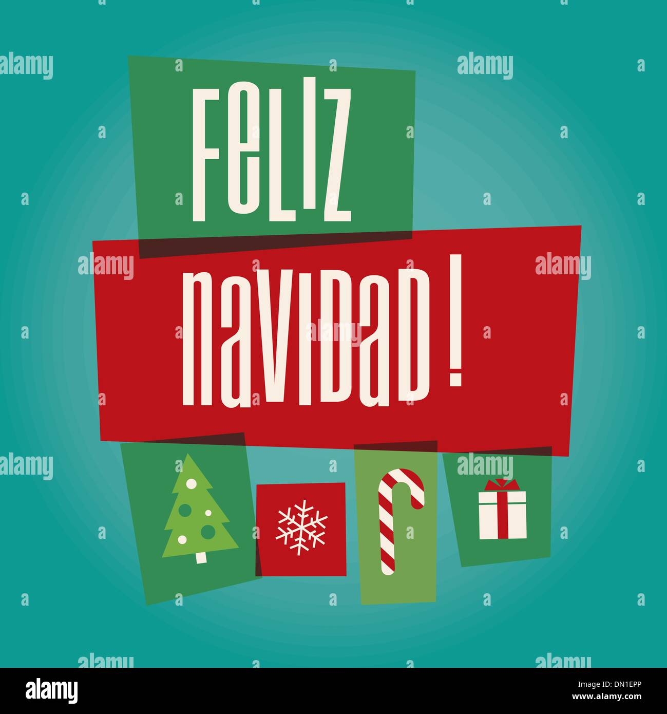 Feliz Navidad Illustrazione Vettoriale