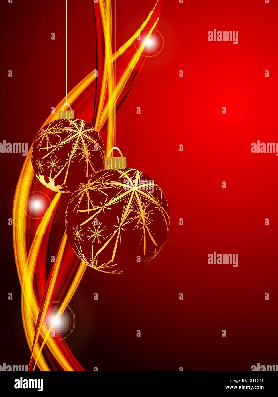 Vettore luminoso telaio natalizie. Eps10 Illustrazione Vettoriale