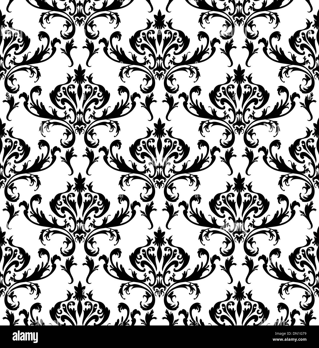 Damasco pattern senza giunture Illustrazione Vettoriale