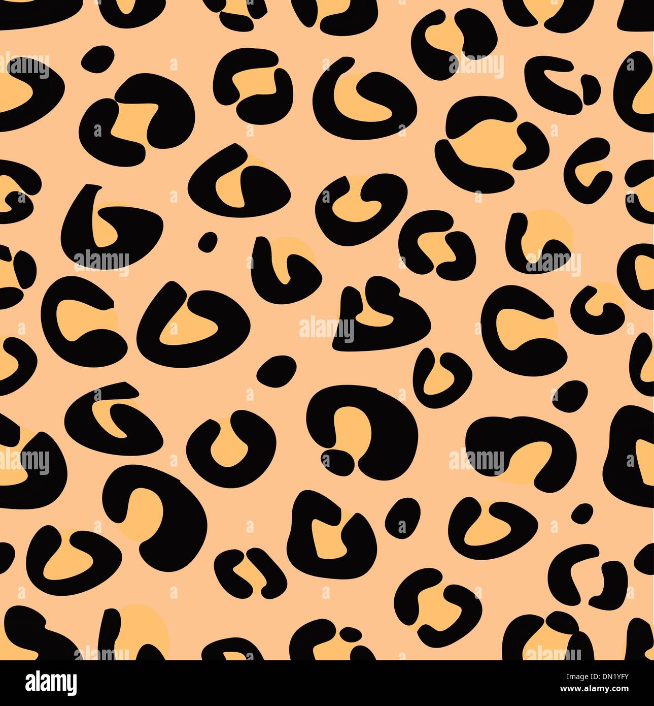 Leopard vettore texture senza giunture Illustrazione Vettoriale