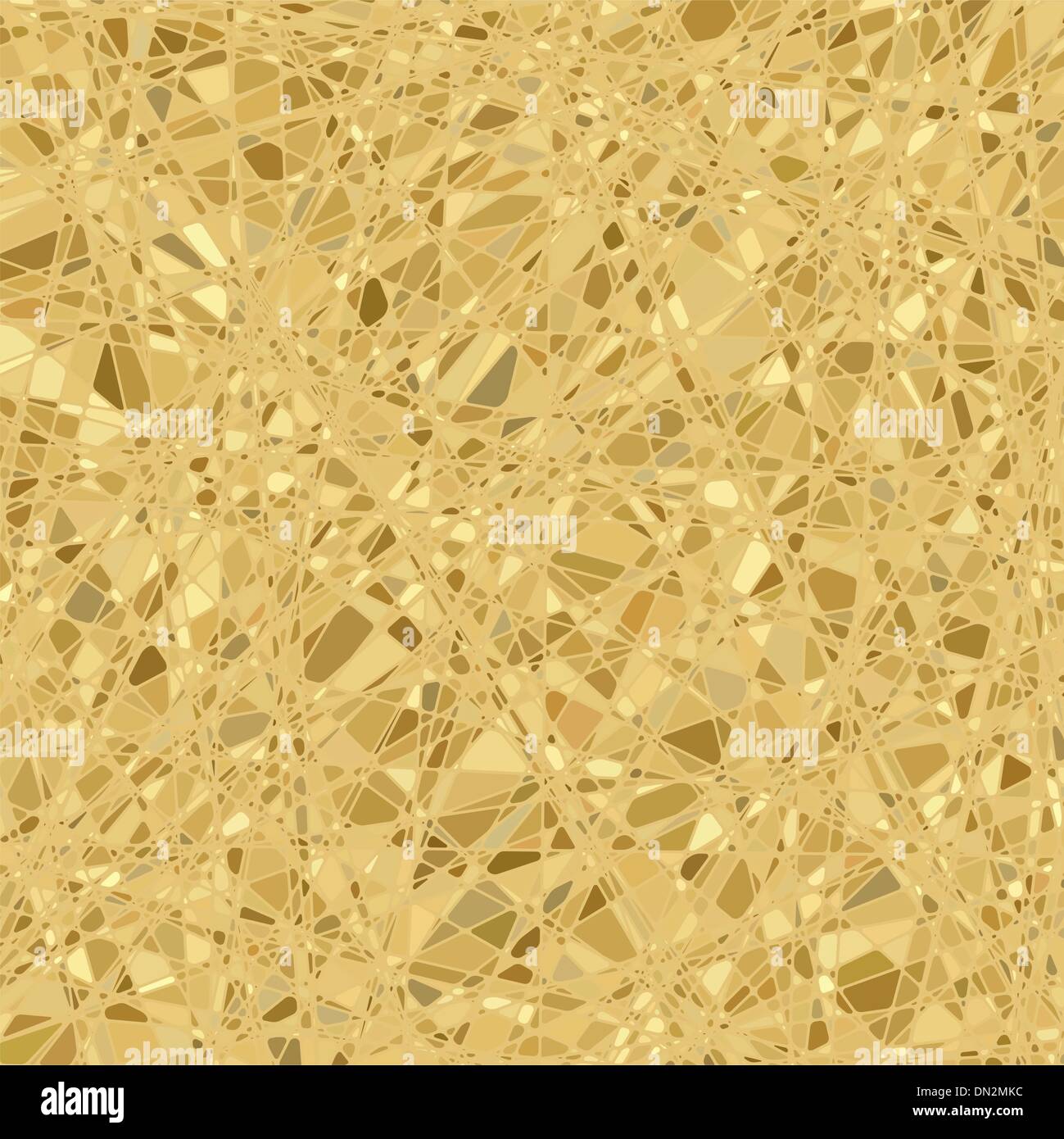 Mosaico in oro sullo sfondo. EPS 8 Illustrazione Vettoriale