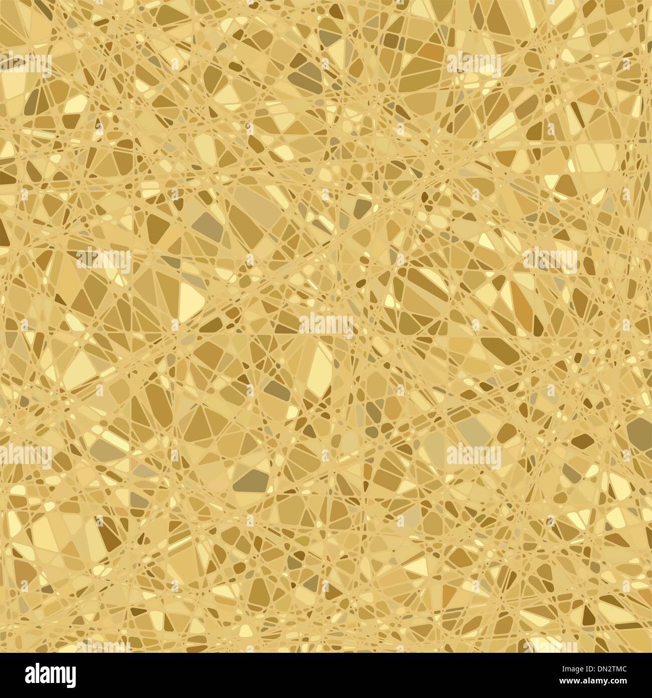 Mosaico in oro sullo sfondo. EPS 8 Illustrazione Vettoriale